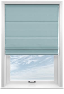 Stamford, Azure - Twist&Fit Roman Blind
